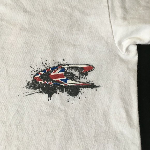 #87 O'Neill Co Short Sleeve White T-Shirt Men's L Crew-Neck Standard Fit Cotton - Picture 6 of 8
